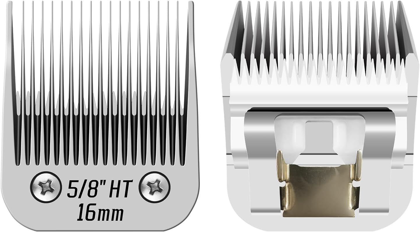 5/8HT（64930） Blade Dog Grooming Clipper Replacement Blades Compatible with Andis Dog Clippers,Detachable Stainless Steel Blade,Size-5/8 HT, Cut Length-5/8 Inch