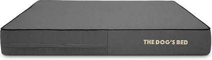 The Dog’s Bed Orthopedic Memory Foam Dog Bed, Large Grey & Black, Waterproof, Supportive Dog Bed with Replaceable Covers