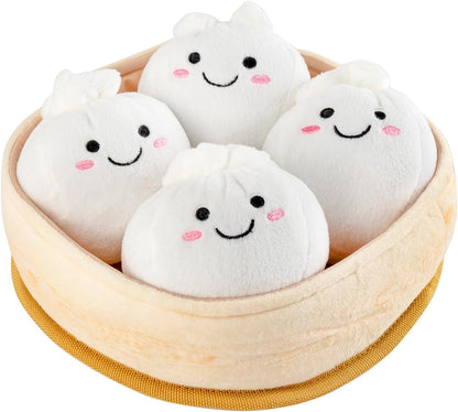 Dog Squeaky Toys, 5-Pack Interactive Dogs Toy, Stuffed Dog Chew Toys, Durable Plush Toy for Puppy, Small, Middle, Large Dogs