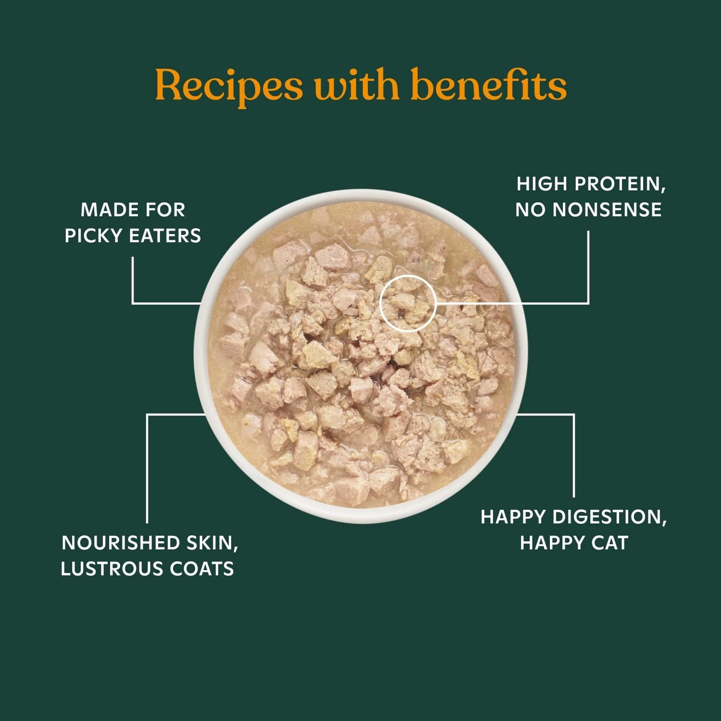 Made by Nacho Minced Cage-Free Chicken and Salmon in Bone Broth Cups, Enriched with Vitamins and Prebiotics, Variety Pack, 10 Cups, 2.5 oz