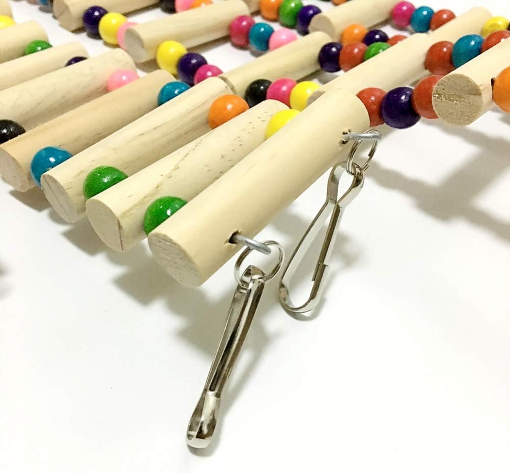 Leeko Pet Hammock Hamster Hanging Toy, 3 Piece Set House Hanging Bed Cage Toys for Small Animal Sugar Glider Squirrel Chinchilla Hamster Rat Playing Sleeping