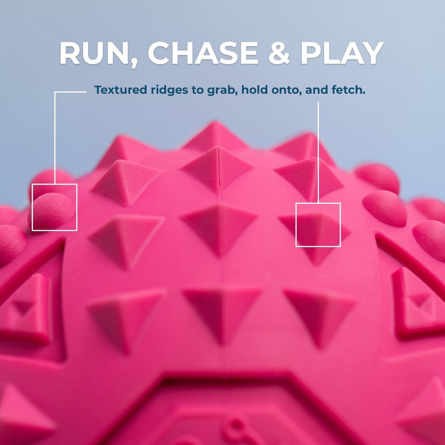 Best Pet Supplies Squeaky Dog Toys with Soft Durable Fabric for Small, Medium and Large Pets Interactive Toy for Indoor Play, Supports Active Biting and Play - Fuchsia (L:3.5")