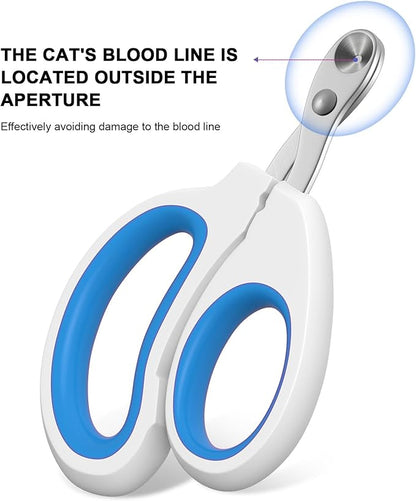 Cat Specific Nail Clipper, Avoiding Excessive Cutting, Suitable for Beginners. It Can Also be Used for Small Animals Such as Birds, Hamsters, Rabbits, Hedgehogs, Ferrets, Guinea Pigs, Etc.