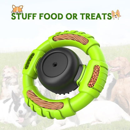 Dog Toys for Aggressive Chewers Large Medium Small Breed Indestructible Durable Tough Dog Chew Toys to Keep Them Busy Nylon Rubber Interactive Dog Toys