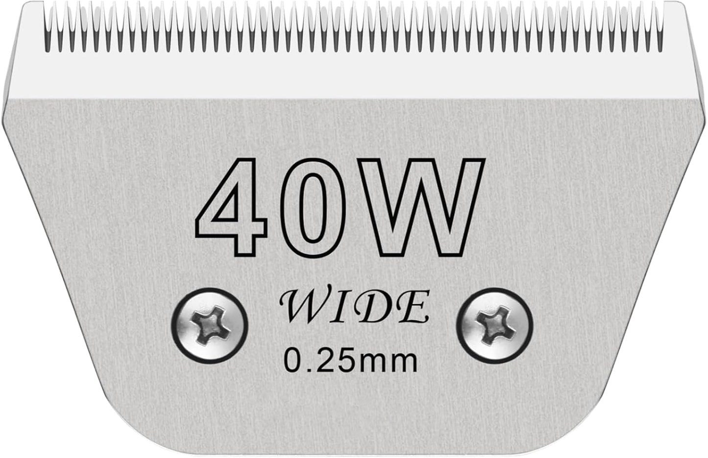 40W Dog Grooming Clipper Replacement Blades, Compatible with Ainds, Oster A5, Wahl Km10 and Other Series Clippers, Blade Size-40W Cut Length 1/100"(0.25mm)