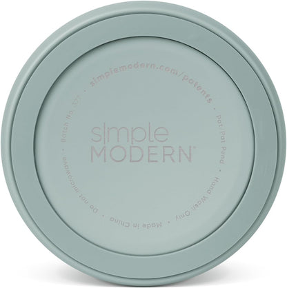 Simple Modern Stainless Steel Pet Water Bowl for Dogs & Cats | Insulated Stainless Steel Food Bowls for Dog Cat | No Tip No Slip BPA Free | Bentley Collection | Medium (4 Cups) | Sea Glass Sage