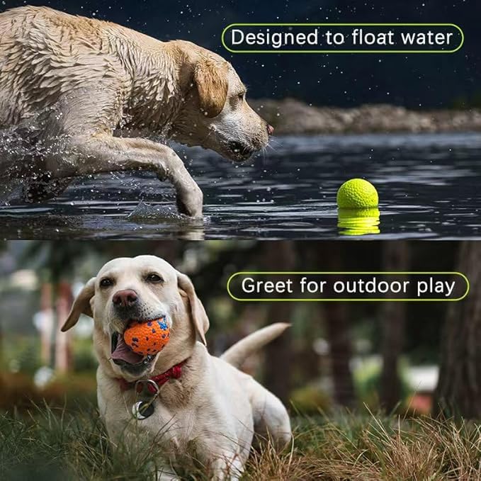 Indestructible Dog Ball Toy for Aggressive Chewers,Dog Floating Toy,Durable Balls,Interactive chew Ball for Dogs, (1ball)