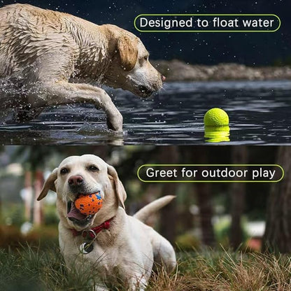 Indestructible Dog Ball Toy for Aggressive Chewers,Dog Floating Toy,Durable Balls,Interactive chew Ball for Dogs, (1ball)