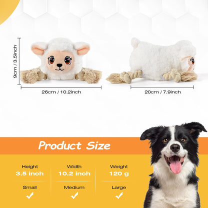 Large Dog Squeaky Toys, Stuffed Animal Dog Chew Toy, Durable Plush Toy for Puppy, Small, Middle, Large Dogs