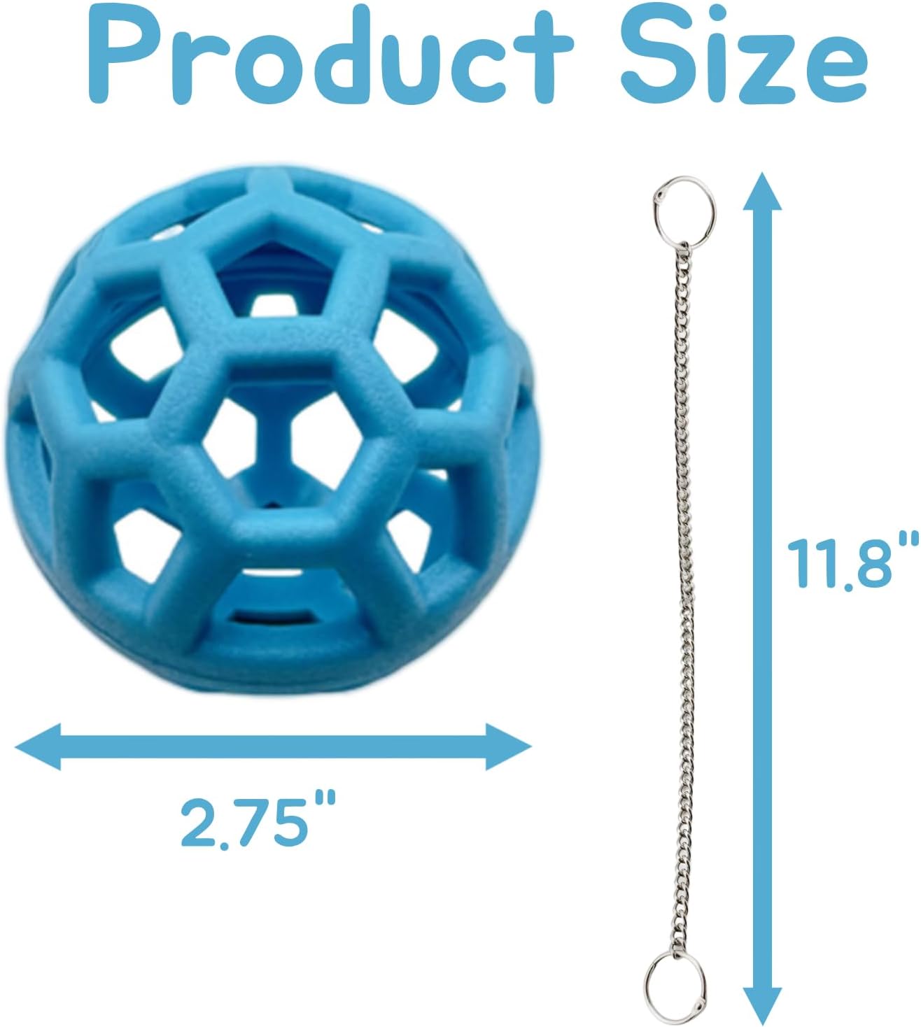 2 Pcs Tortoise Treat Ball, Hanging Hay Feeder for Small Animals, Turtle Foraging Toy with Fruit with Chain, Enrichment Feeding Ball for Pet Tortoise