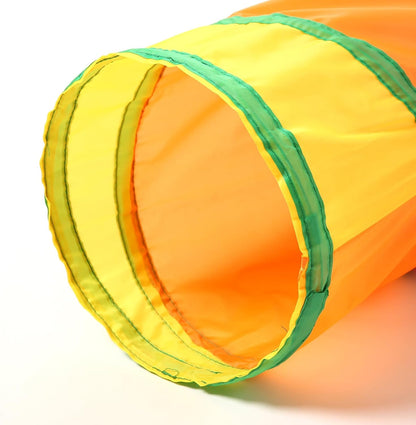 Pet Cat Tunnel, S-T Size Tunnels for Indoor Cats, Collapsible Pet Tunnel for Kitten, Puppy, Rabbit, 25cm-Wide Tunnels, Durable & Breathable, with Peek Hole Toy Ball