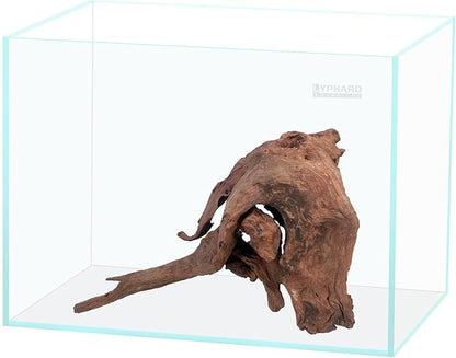 LYPHARD AQUARIUMS 15 Gallon Rimless Aquarium, Ultra Clear Glass Low Iron Rectangular Fish Tank L19.6×W13×H13.8 Inches Thickness 6mm with EVA Foam Mat Included