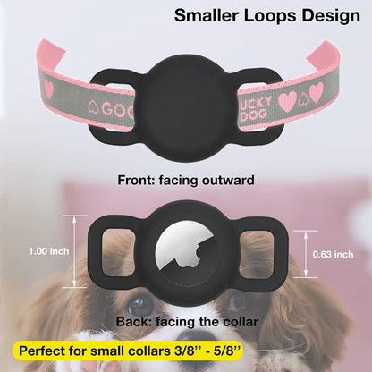 Airtag Holder for Cat, Air Tag Case for Cat Collar and Small Dog Collar