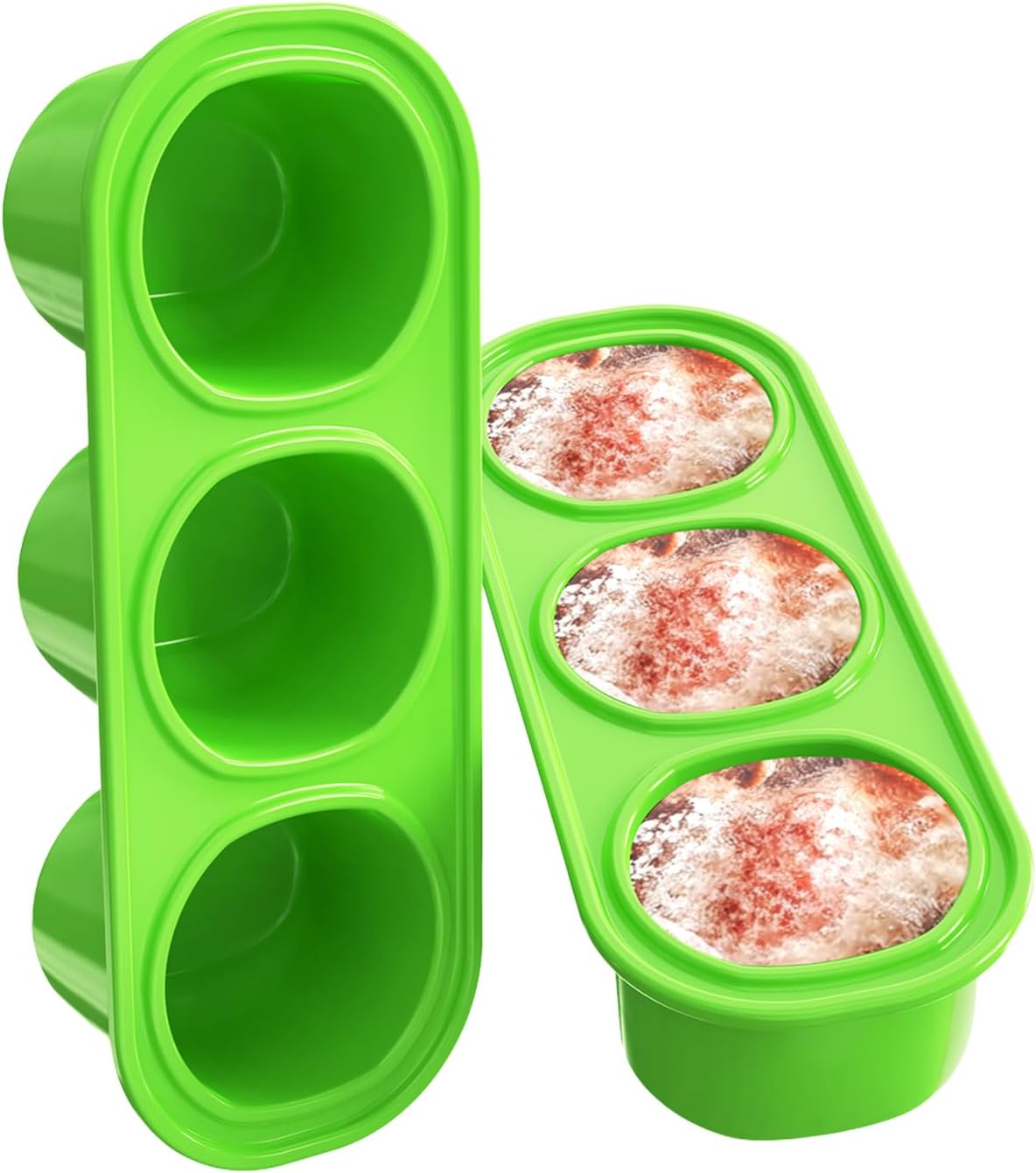 Dog Frozen Treat Toy Accessory(2PC Silicon Trays),This Accessory can be Matched with The Shape of The Stump/Without Stumps