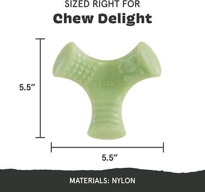 Barkbox Super Chewer Tough Dog Chew Toys for Aggressive Chewers, Dental Stimulating (Chopper - Large)