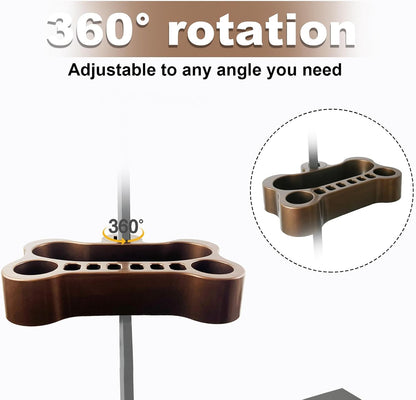 Adjustable Pet Grooming Organizer - Multi-Compartment Holder for Brushes, Scissors and Grooming Accessories