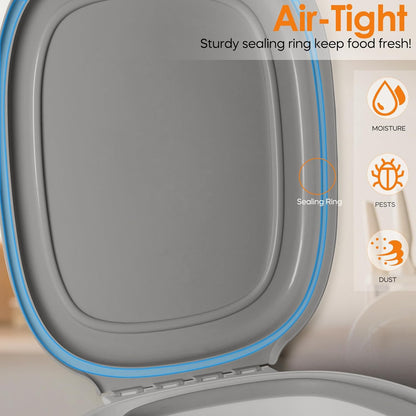 28-30Lbs Dog Food Storage Container, Collapsible Dog Food Container with Lid,Multifunctional Pet Food Storage Container for Dog,Cat,Rice,Flour,Pet Food Scoop and Small Container