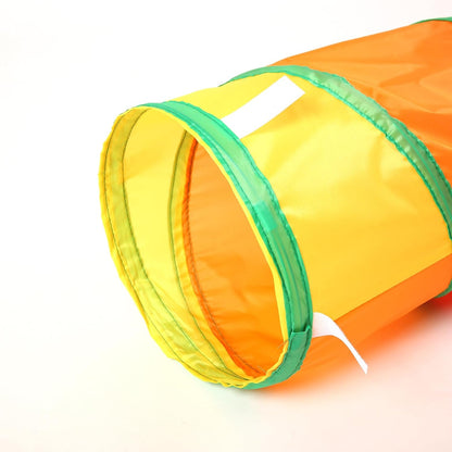 Pet Cat Tunnel, Tent Kit Tunnels for Indoor Cats, Collapsible Pet Tunnel for Kitten, Puppy, Rabbit, 25cm-Wide Tunnels, Durable & Breathable, with Peek Hole Toy Ball