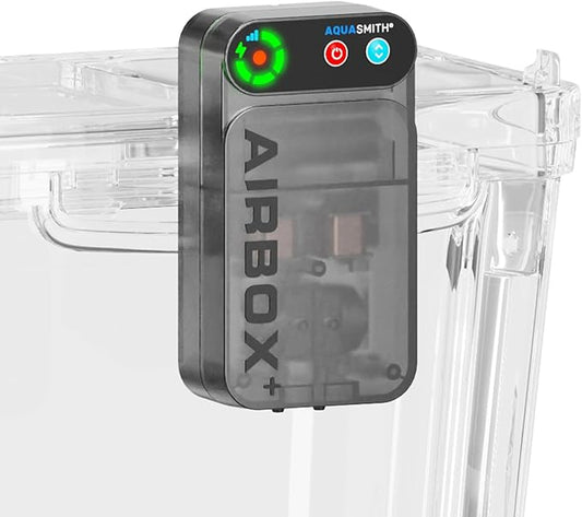 Live Bait Aerator,Ultra-Long Battery Life,Rechargeable Aquarium Air Pump 4w/64GPH(4000mAh Dual Hole) IPX4 Magnetic Charging Design,Suitable for Fishing Enthusiasts,with Hose and Stone