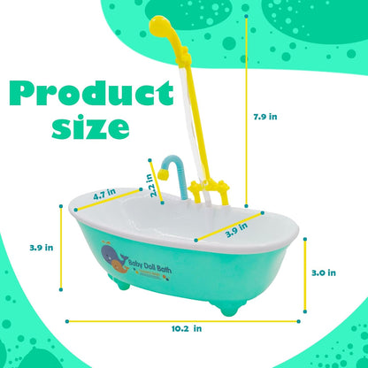 Parrot Automatic Bathtub with Shower, Cute Durable Bird Bath Shower Tub Birds Bath Fountain for Small Medium Parrots Cockatiel Parakeets Conures Lovebirds(Green 10.2 x 4.0 x 11.02Inch)