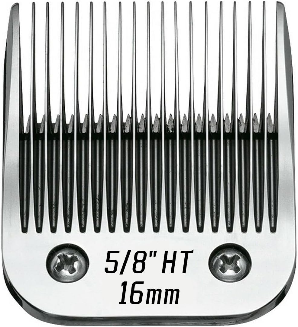 5/8HT（64930） Blade Dog Grooming Clipper Replacement Blades Compatible with Andis Dog Clippers,Detachable Stainless Steel Blade,Size-5/8 HT, Cut Length-5/8 Inch