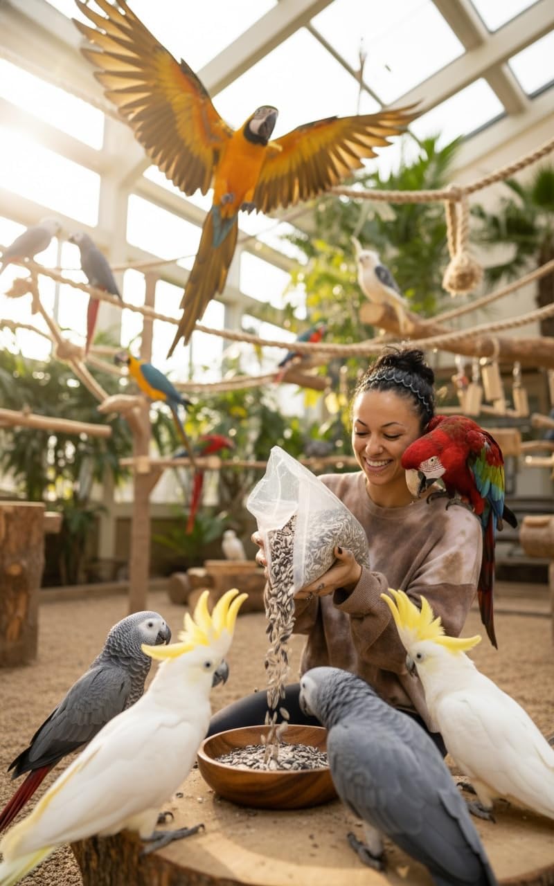 Nemeth Farms – 5 Lb Bag, Premium Large Gray Striped & Air Cleaned Sunflower Seeds, Natural Bird Food for Parrots, Cockatiels, Parakeets, Finches & Wild Birds, Non-GMO, Feeder-Ready & Plantable