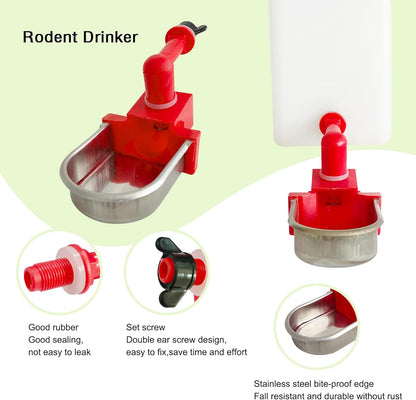 1000ml No Drip Small Animal Water Bottle for Rodent/Ferret/Hamster/Guinea Pig/Rabbit