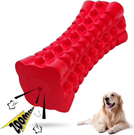VANFINE Indestructible Squeaky Dog Toy – Tough Rubber Chew Toy for Aggressive Large Dogs, Durable and Safe for Interactive Play