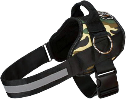 Joyride Basic Essential Dog Harness 1.0 - Small, Medium, Large Dogs, No-Pull Pet Vest with 3 Side Rings for Leash Placement, Adjustable for Training (Camo, XS)