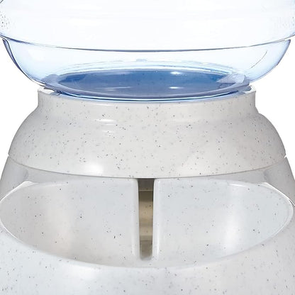 Amazon Basics Gravity Pet Water Dispenser for Cat, Dog, 1 gallon Capacity, Small, Gray