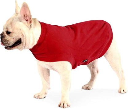 Soft Fleece Dog Sweatshirt - Warm Sweaters for Small Medium Dogs Cats Cold Weather - Cat Pullover Stretchy Hoodie Easy On - Comfortable Winter Clothes Pet Vest for Doggie