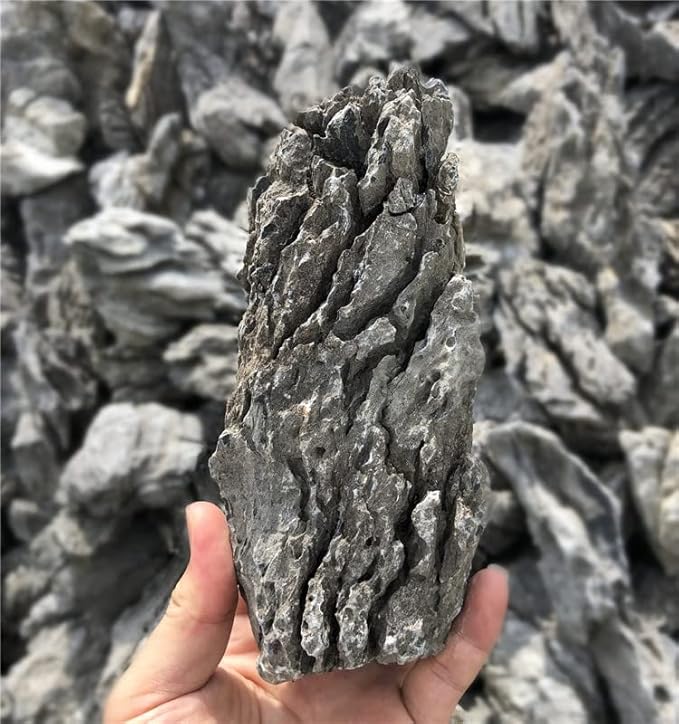 KINGRUI Aquarium Rocks Seiryu Rock Stone 44lb Dragon Stone for Aquarium Landscaping Models Fish Tank Decoration Reptile and Amphibian enclosures 3 to 9 inch