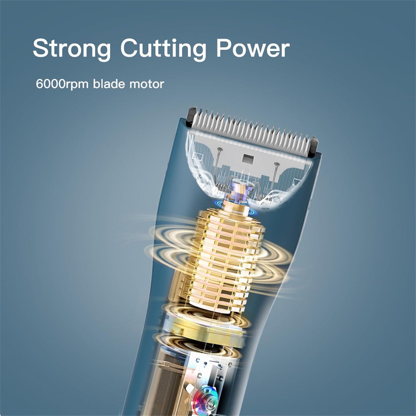 Prowerful Home Professional Dog Grooming Kit Clipper Low Noise USB Rechargeable Gifts for Dog Cat Green,TS006