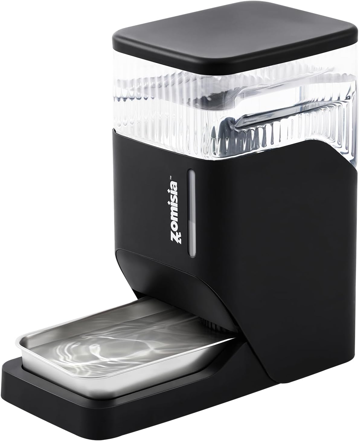 Automatic Dog Water Dispenser 8L with Stainless Steel Bowl, Gravity Large Capacity Water Bowl for Dogs, 2 Gallon Pet Waterer 100% BPA Free, Black