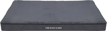 The Dog’s Bed Orthopedic Dog Bed, XXL Grey Plush, Waterproof, Supportive Dog Bed with Washable Replaceable Covers