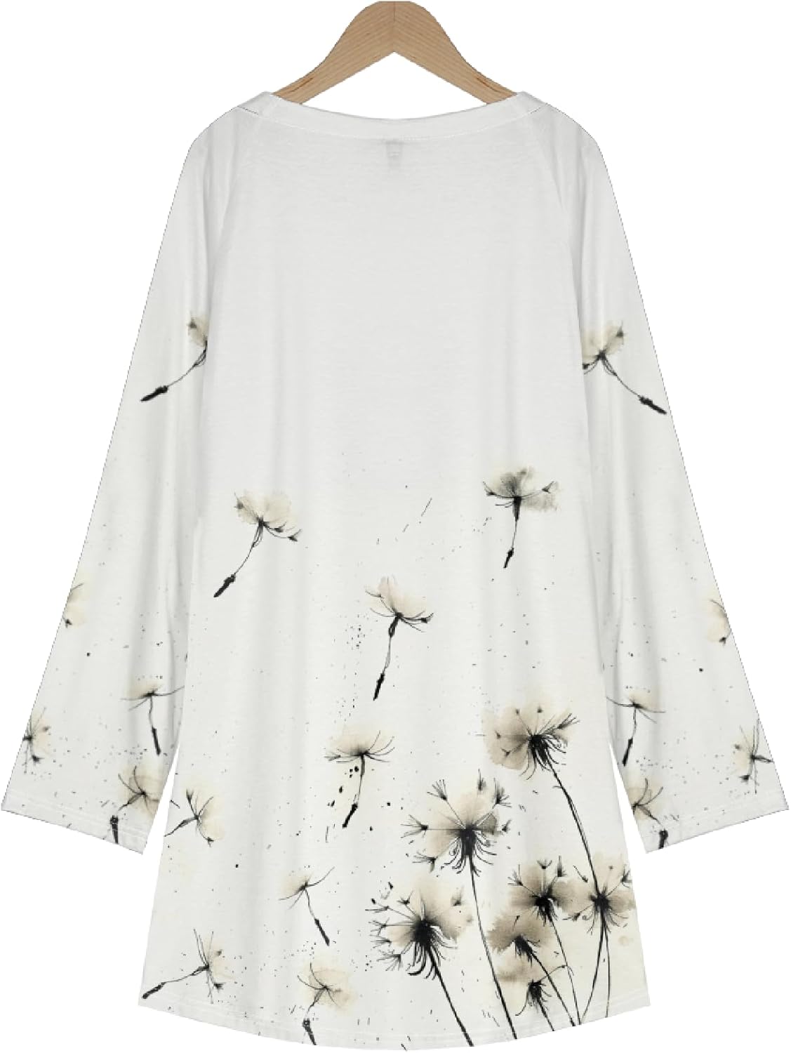 MARSVOVO Women Novelty Graphic Plus Size Sweater Crewneck Long Sleeve Cute Printed Loose Fit Casual Fall Sweaters Top