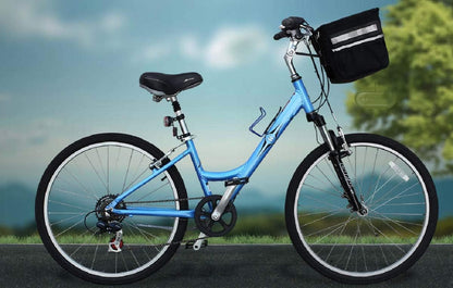 TRAVELIN K9 Pet-Pilot MAX Dog Bicycle Basket Carrier | 8 Color Options for Your Bike (RED)