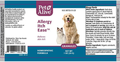 PetAlive Allergy Itch Ease Granules 2 Pack