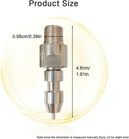 Stainless Steel Rabbit Water Nipples Feeder Automatic Watering System Kit for Guinea Pigs Ferrets and Other Rodent Small Animals (6PCS)