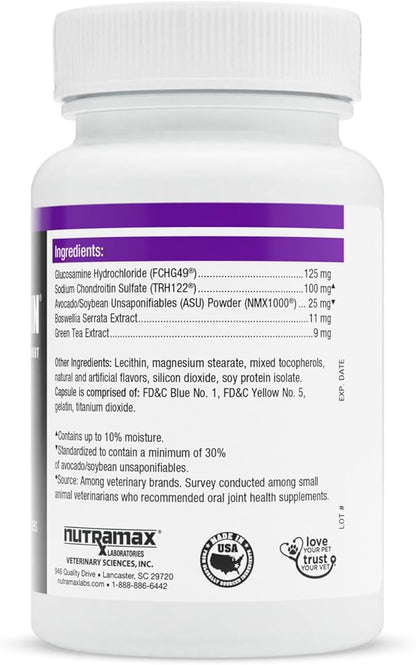 Nutramax Laboratories Dasuquin Joint Health Supplement for Cats - With Glucosamine, Chondroitin, ASU, Boswellia Serrata Extract, and Green Tea Extract, 84 Capsules