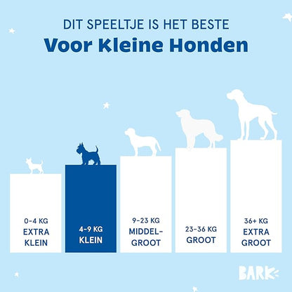 Barkbox Dog Toy 2 in 1 Interactive, Plush Exterior Material & Squeaker, Tearable Dog Toy with Squeaky Ball Inside, Ideal for Toy Destroyers - Andi's Dumpling, Small