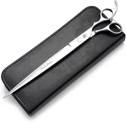 Purple Dragon 5"/5.5"/6"/6.5"/7"/7.5"/8"/9"/10" Sharp Edge Hair Cutting Shears Pet/Puppy/Cat Grooming Scissors with Bag - Perfect for Barber or Dog Groomer