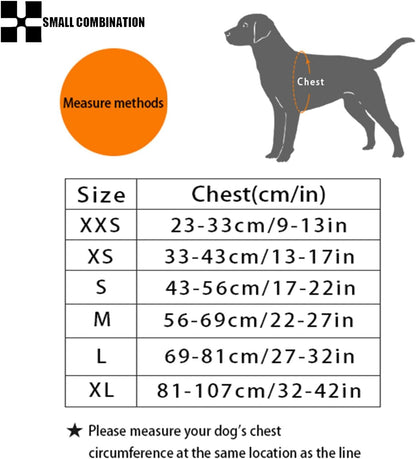 Adjustable Dog Harness with Leash, Reflective Mesh, No-Pull Design，Matching Lead Rope (Brown, L)