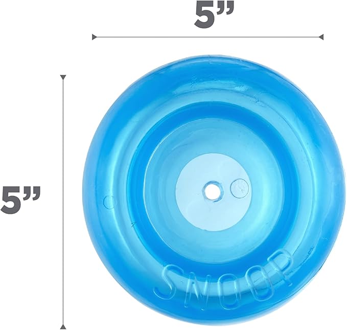 Outward Hound Large Snoop Interactive Treat Dispensing Dog Toy, Puzzle Ball Slow Feeder for Medium to Large Dogs, Mint-Scented for Mental Stimulation & Boredom Relief, BPA-Free, 5-Inch, Blue