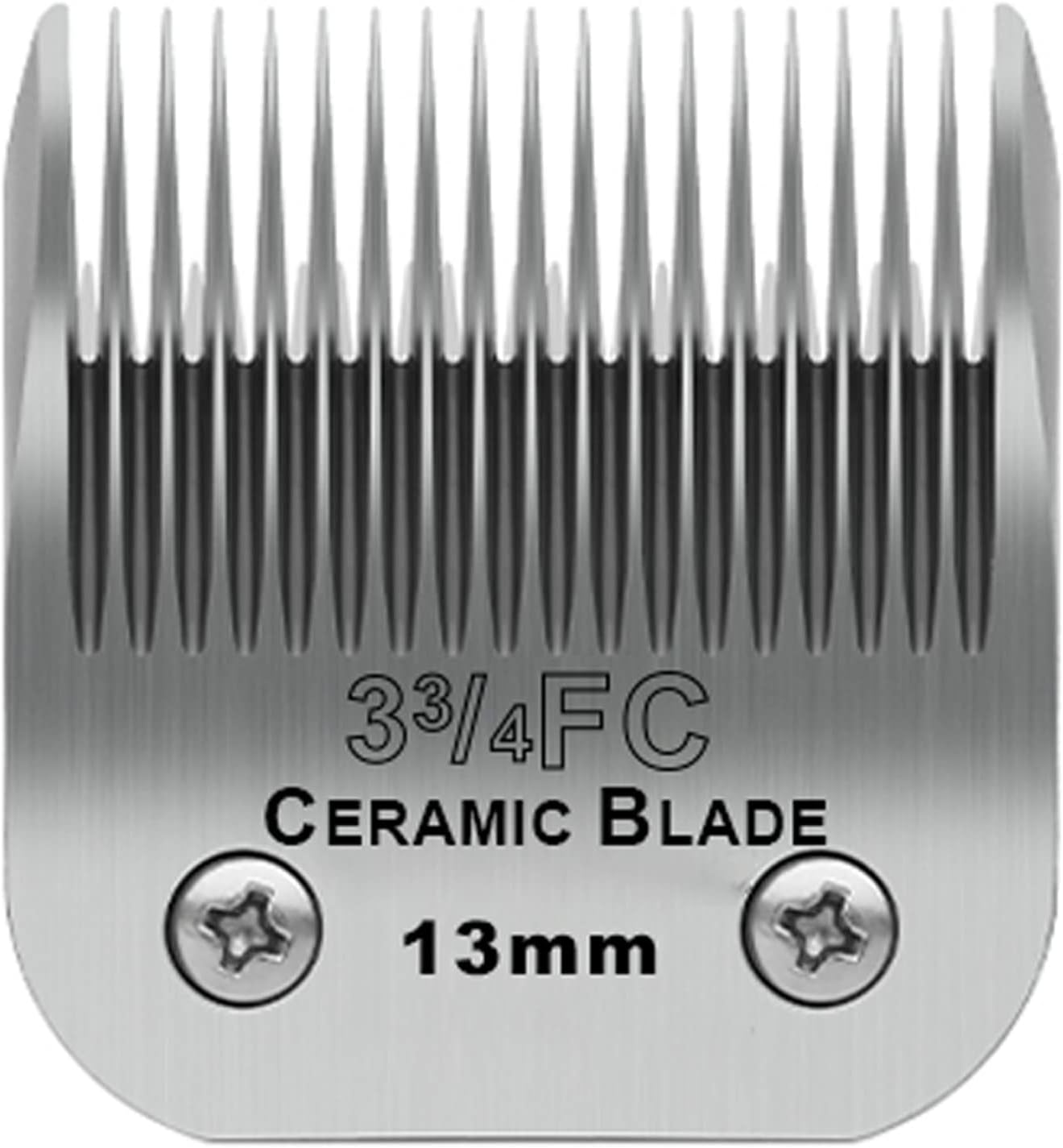Detachable Pet Dog Grooming Clipper Ceramic Blades,Compatible with Size 3-3/4FC Cut Length 1/2"(13mm),Compatible with Oster A5,Wahl KM10 Series Clippers