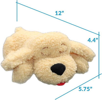 Special Edition Snuggle Puppy Toys - Heartbeat Puppy for Dogs - Pet Anxiety Relief and Calming Aid - Comfort Dog Toys for Behavioral Training in Doodle