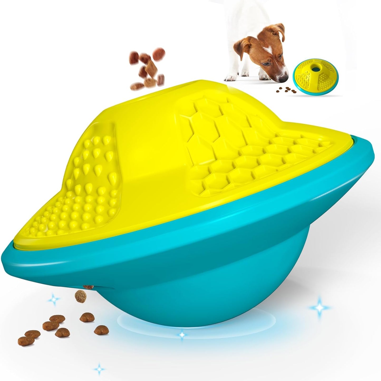 Interactive Dog Puzzle Toy for Smart, Dog Enrichment Toys to Keep Them Busy, Treat Dispensing Dogs Slow Feeder & Stimulating Dogs Toy