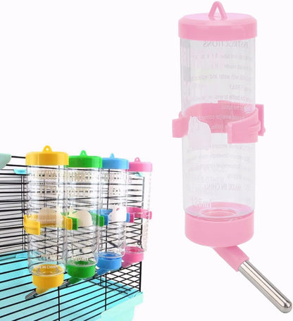 Hamsters Water Bottle, Automatic No Drip Hanging Water Feeder Dispenser for Small Animals Guinea Pig Rat Rabbit Dwarf Gerbil Chinchilla(250ML)