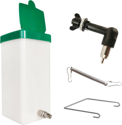 32oz No-Drip Rabbit Waterer Stainless Steel Nipple for Small Animal Rabbit Waterer for Small Pet/Bunny/Ferret/Hamster/Guinea Pig (1L) (cy-tzwsq, xbh1)