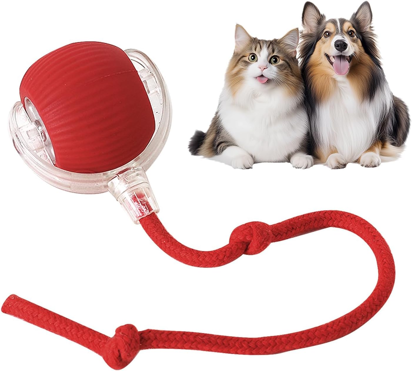 Interactive Cat Toys Ball,Movable Cat Toys, Smart 360° Automatic Rolling Pet Ball, USB Rechargeable, Ideal Christmas Pet Gift, Relieves Boredom for Indoor Cats